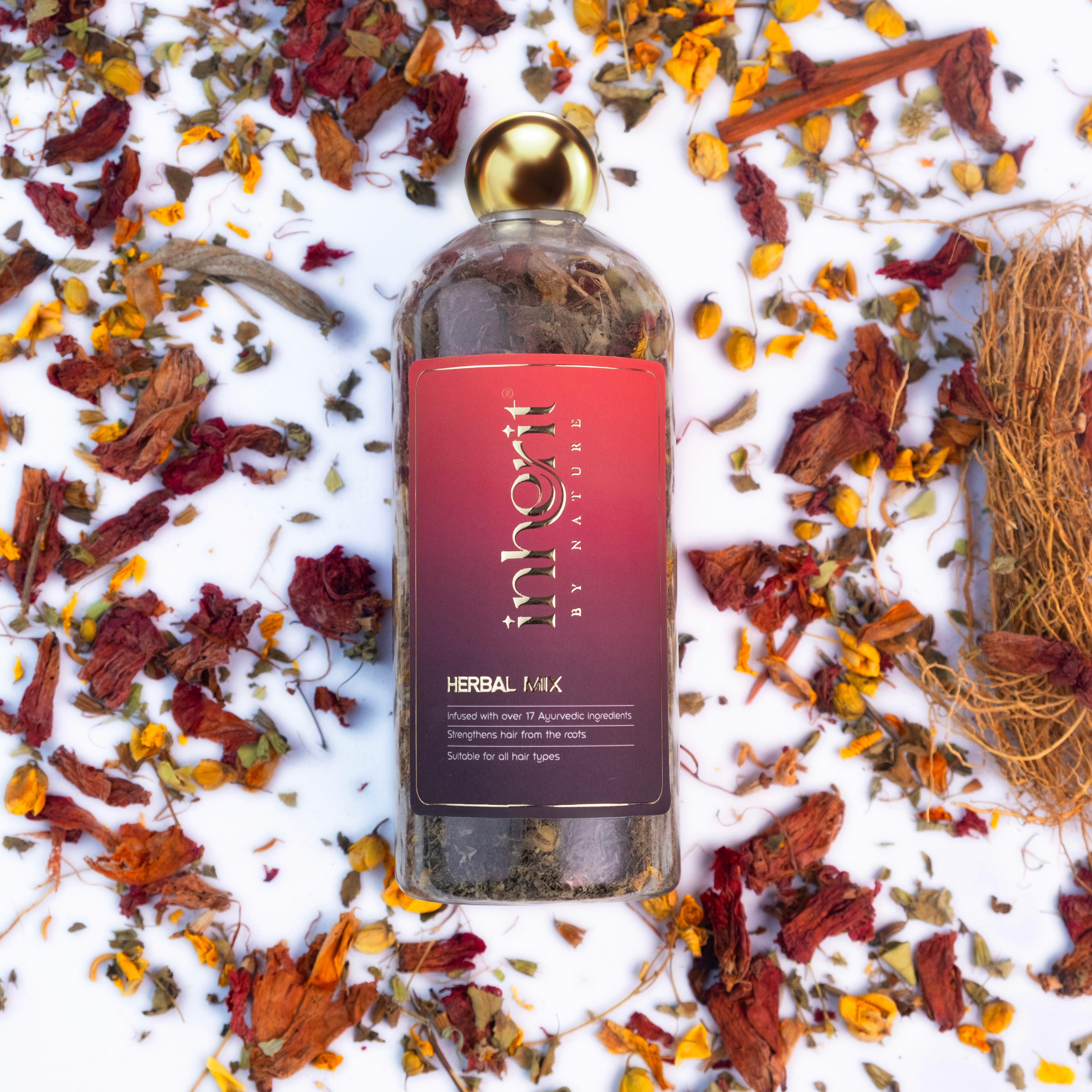 Herbal Hair Growth Infusion Oil Mix – Boost Stronger, Thicker Hair Naturally